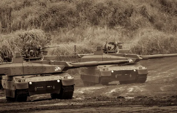 Картинка армия, грязь, танки, бронетехника