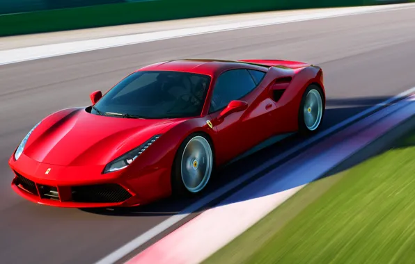 Картинка Ferrari, феррари, GTB, 2015, 488