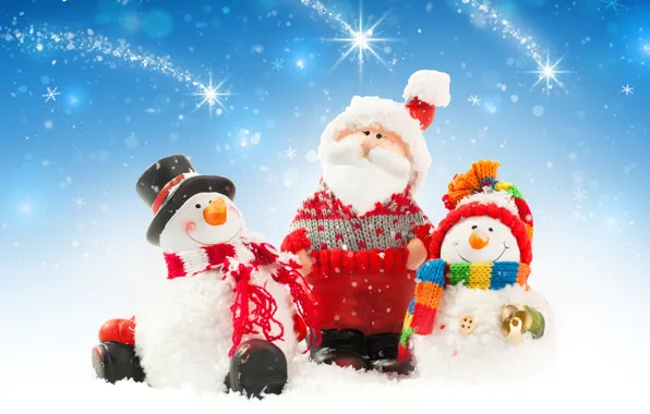 Картинка снег, Новый Год, Рождество, снеговик, christmas, new year, winter, snow, snowman
