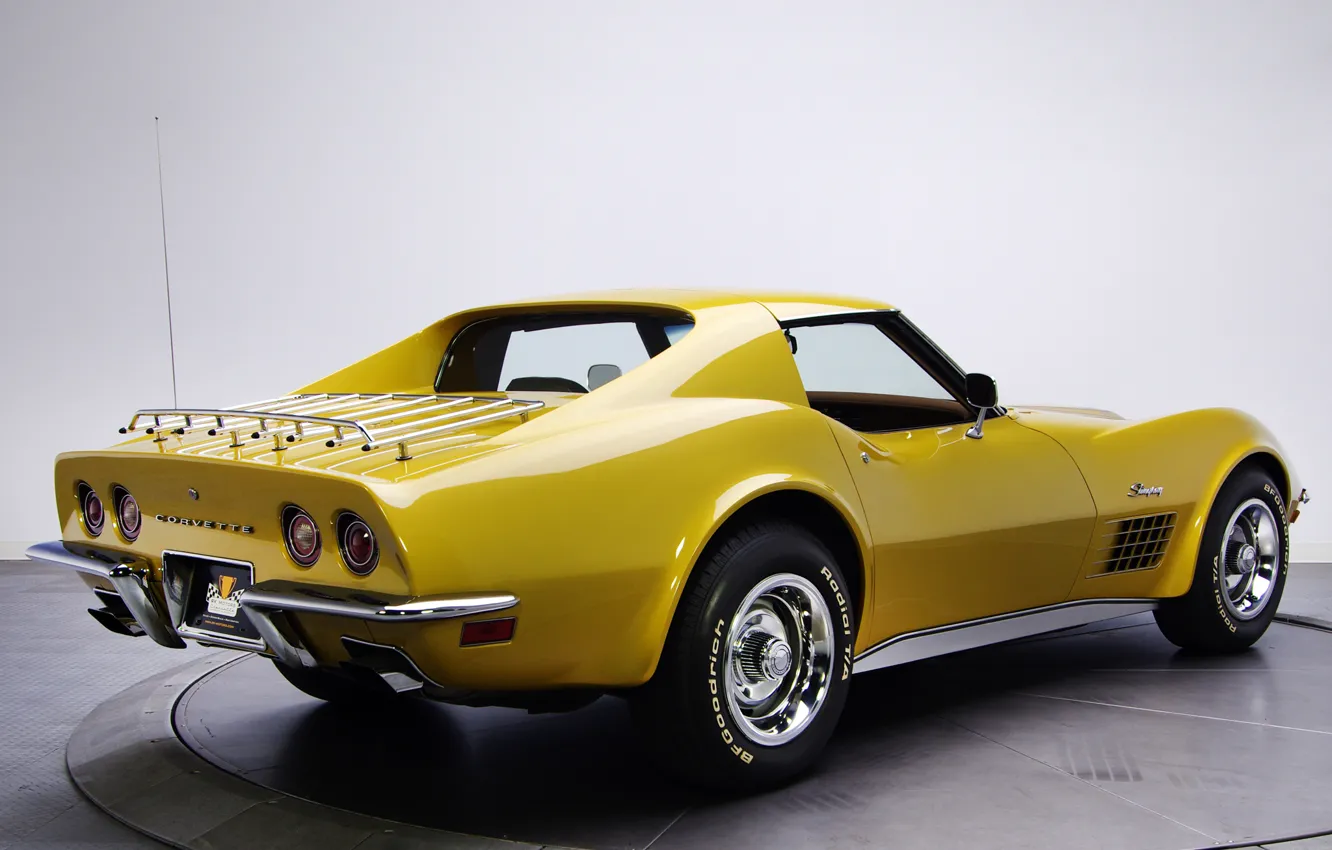 Фото обои car, Corvette, Chevrolet, retro, 1970, classic, Stingray