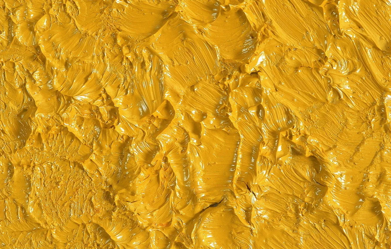 Фото обои желтый, стена, Краска