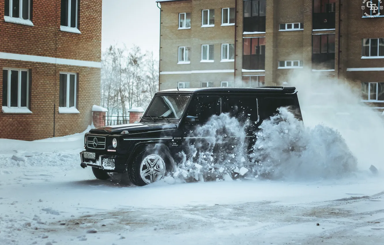 Фото обои снег, Mercedes-Benz, фотограф, photography, photographer, Geländewagen, GORELOV FILMS PRODUCTION