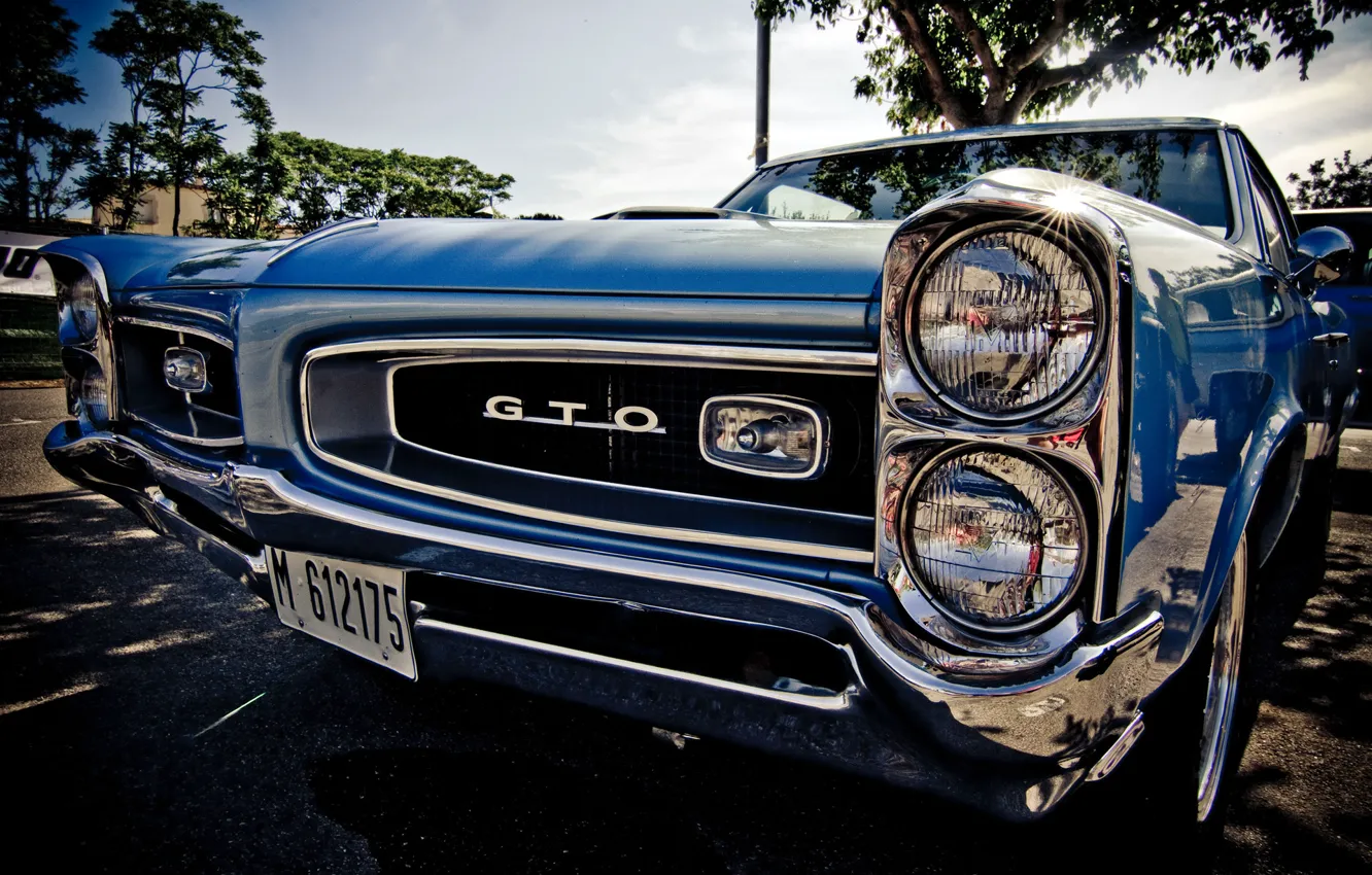 Фото обои Pontiac, GTO, muscle car, 1967