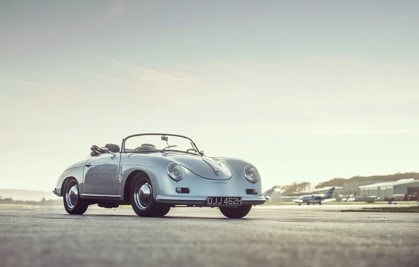 Фото обои car, классика, retro, Speedster, Porsche 356