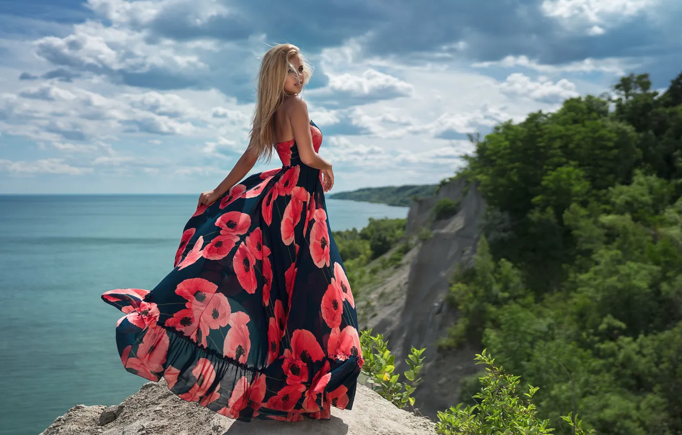 Фото обои Girl, Nature, Model, Toronto, Dress, Gorokhov, Preset