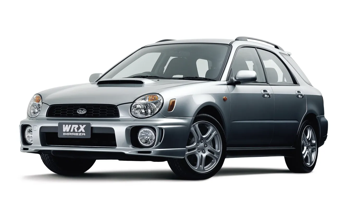 Фото обои Subaru, Impreza, белый фон, WRX, субару, импреза