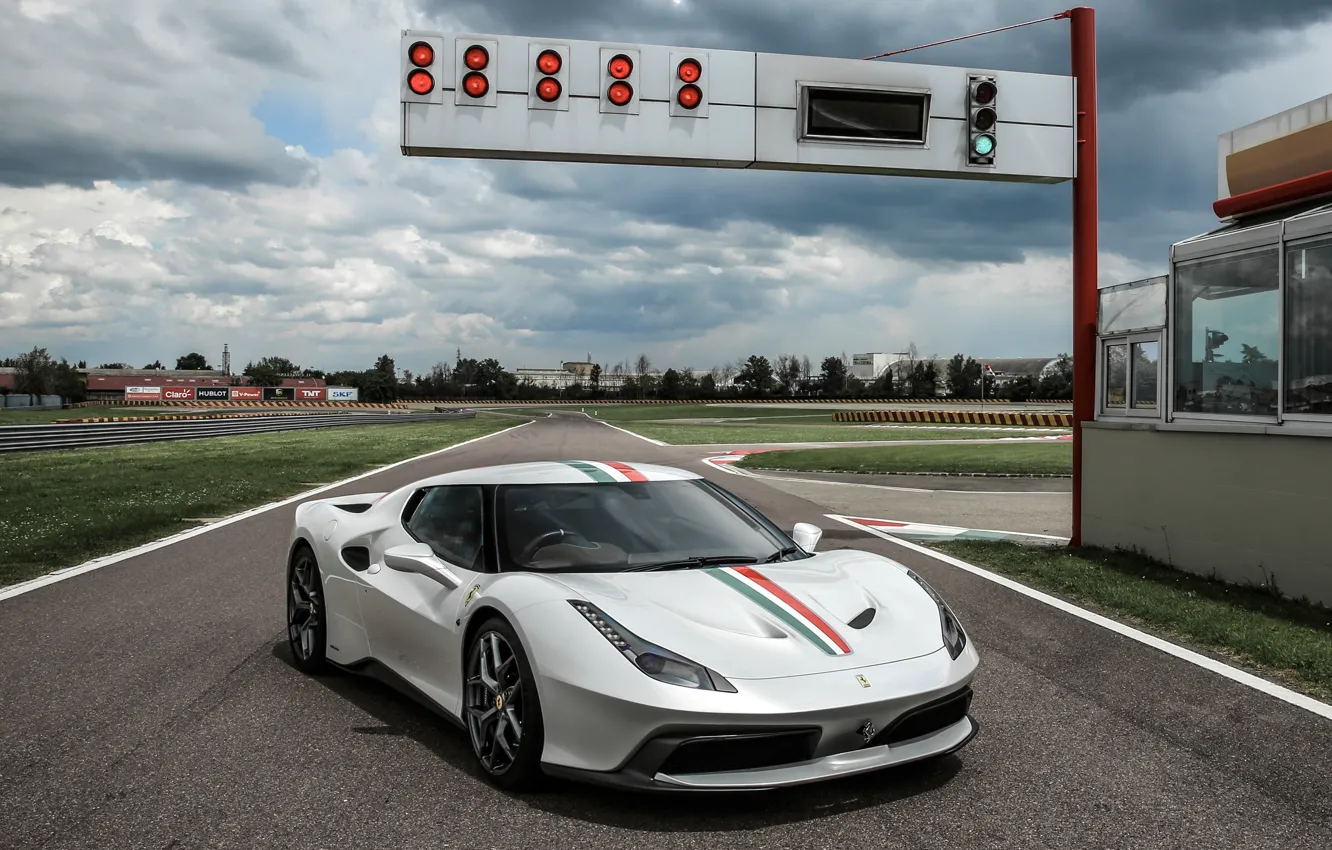 Фото обои car, авто, трасса, wallpaper, Ferrari, феррари, 458, MM Speciale