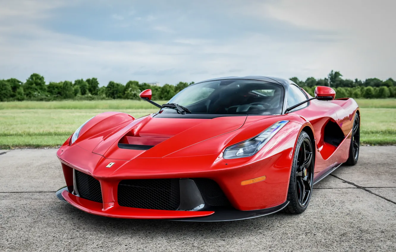 Фото обои Ferrari, суперкар, феррари, 2013, LaFerrari