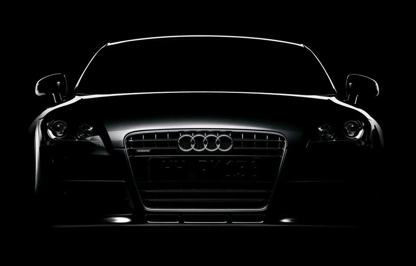 Фото обои Audi, черный, контур