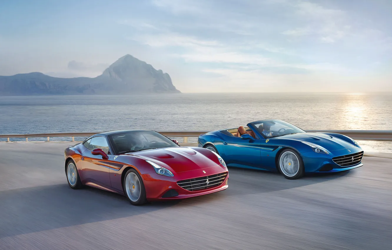 Фото обои Ferrari, V12, 2015, California T