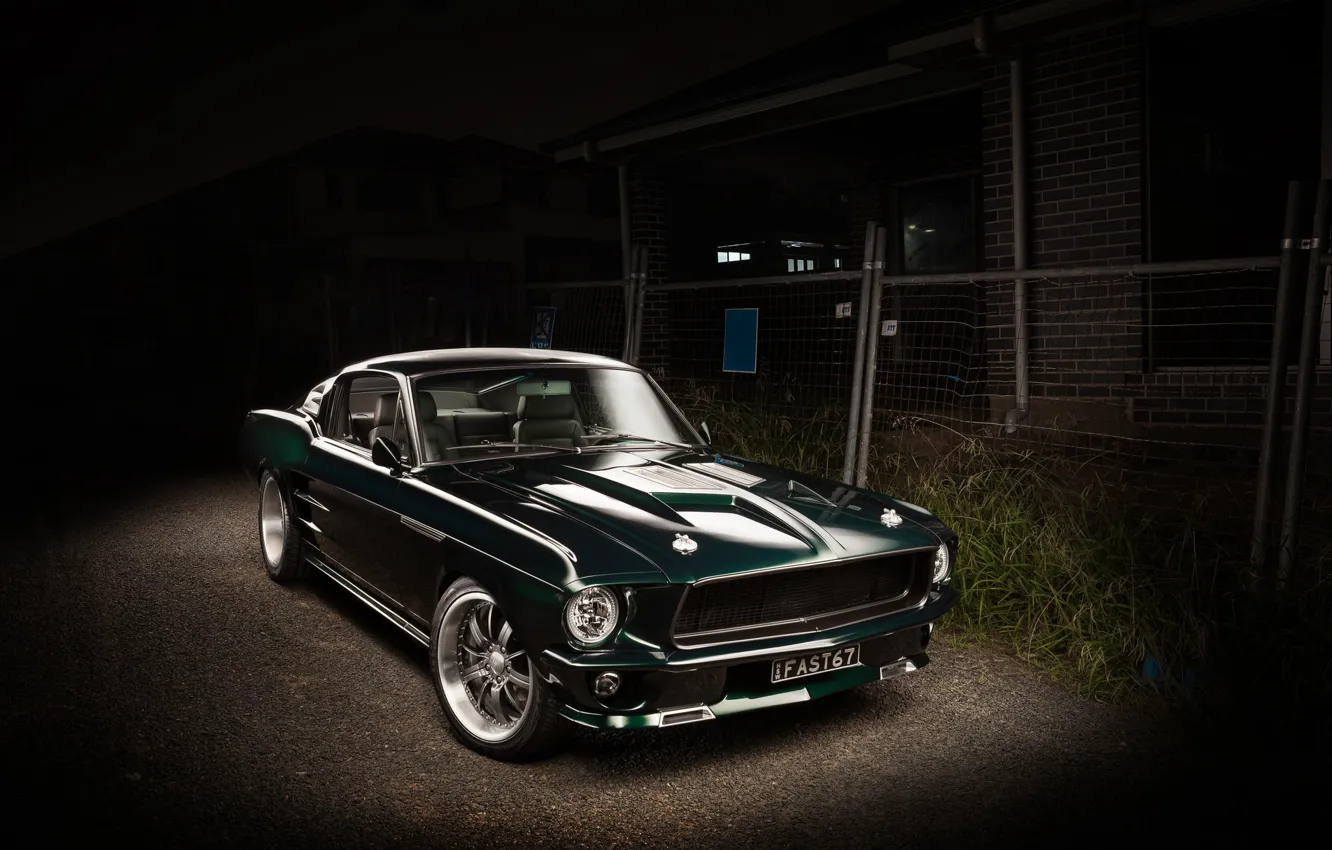 Фото обои Mustang, Ford, 1967, Fastback