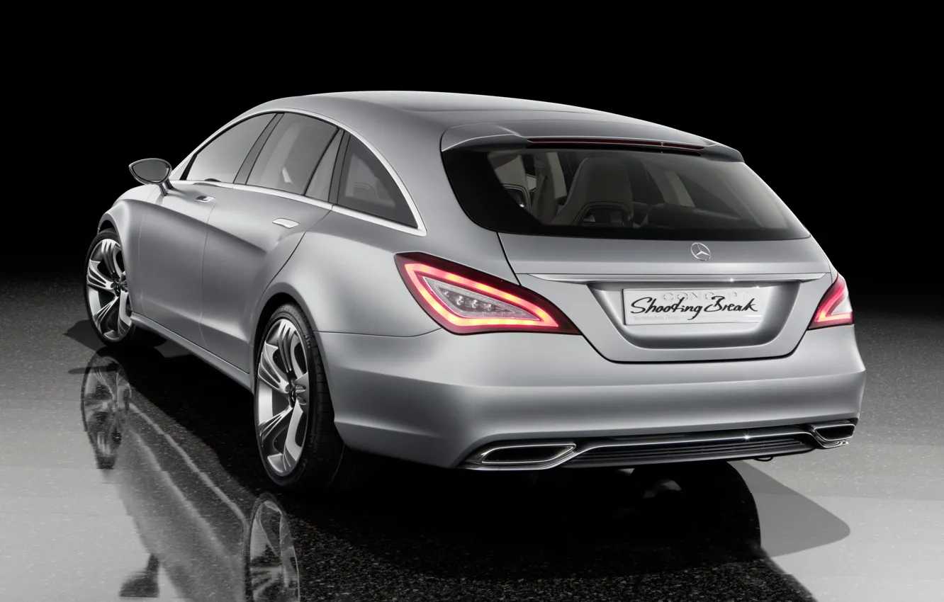 Фото обои Авто, concept, Серый, Mercedes Benz