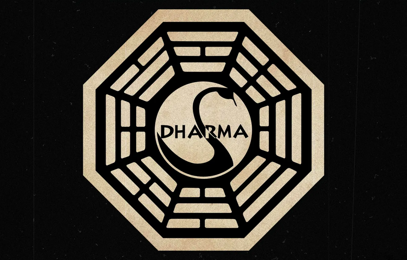 Фото обои знак, Lost, Dharma Initiative