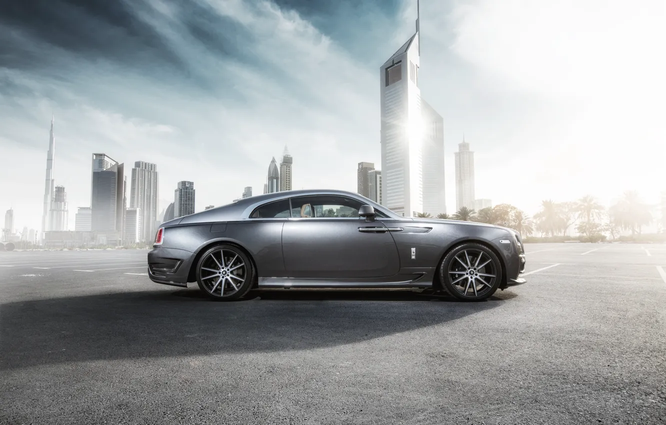 Фото обои Rolls-Royce, 2014, роллс-ройс, Wraith, Ares Design