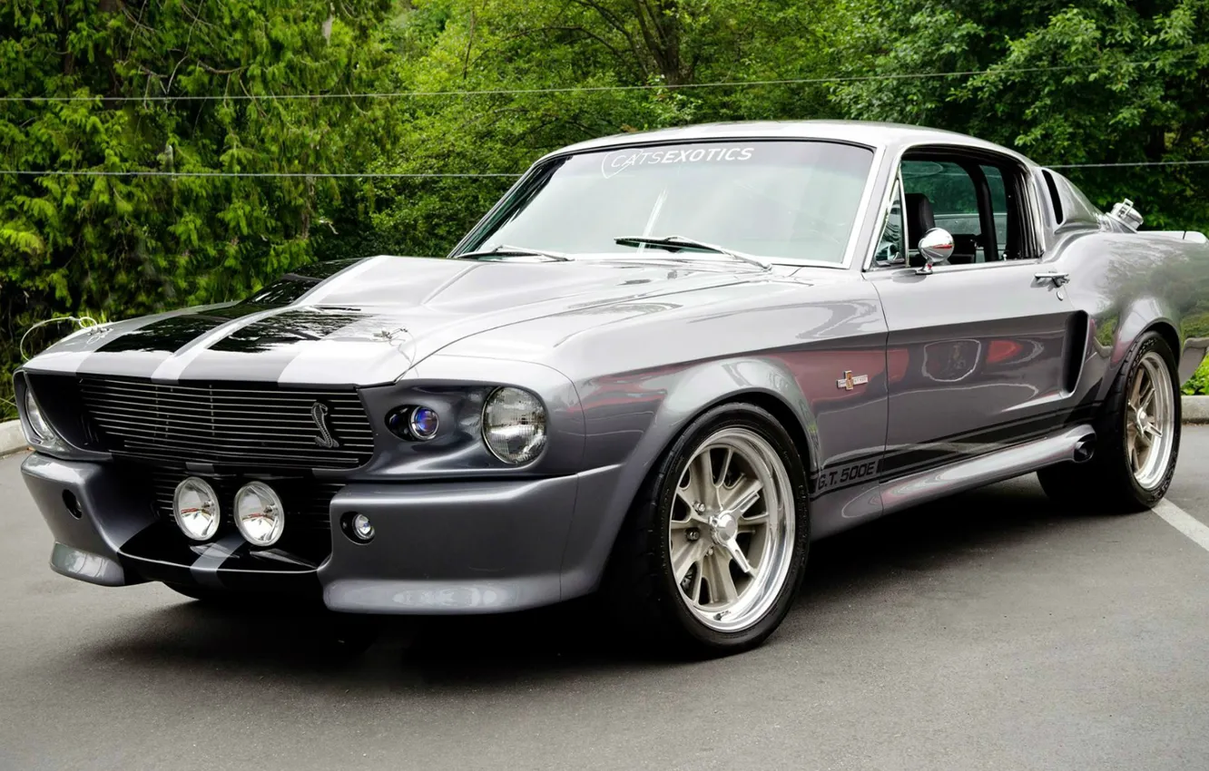 Фото обои Mustang, Ford, Shelby, Форд, Мустанг, Eleanor, GT 500, Muscle car, '1967, Beautiful car, Gone in …