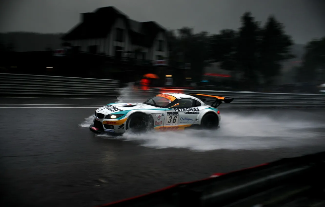 Фото обои BMW, GT3, Rain