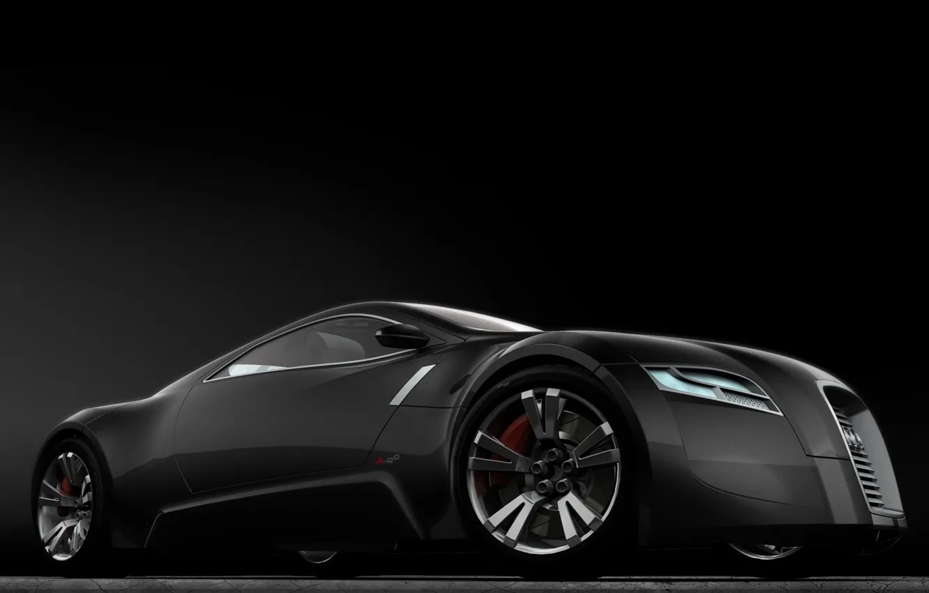 Фото обои Concept, Audi, черный