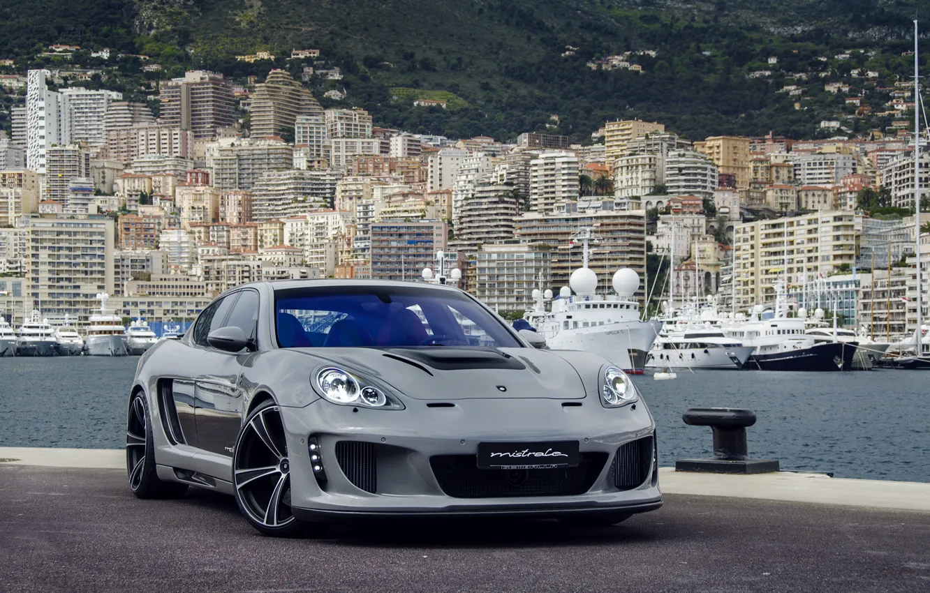 Фото обои Porsche, Panamera, Gemballa, Mistrale
