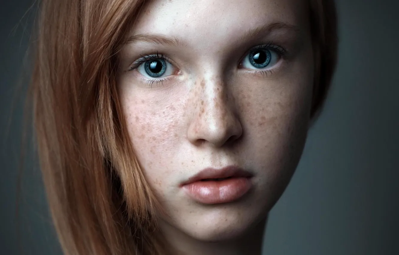 Cute Freckles Girl