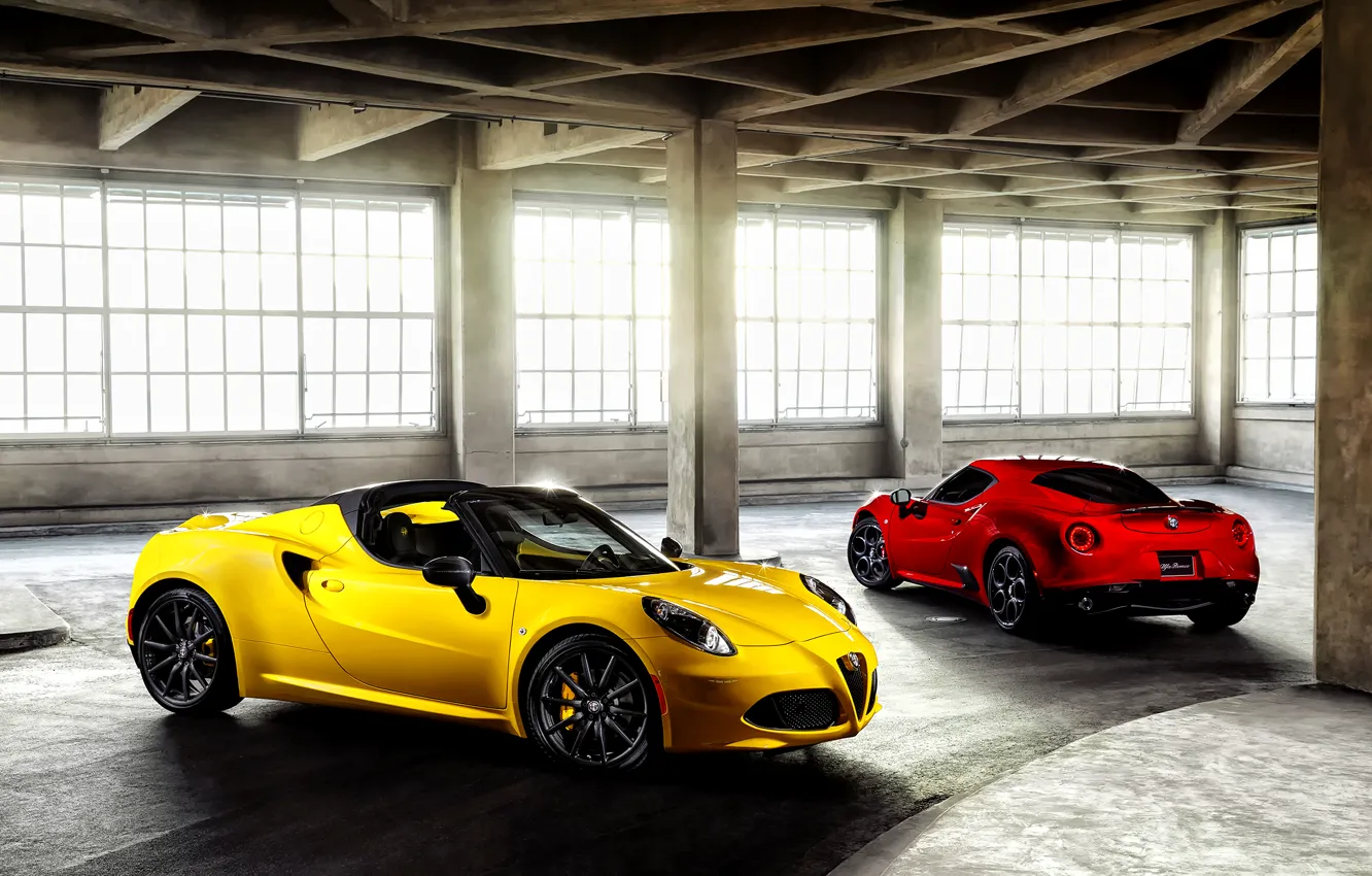 Фото обои Alfa Romeo, спайдер, альфа, ромео, Spider, US-spec, 2015, 960