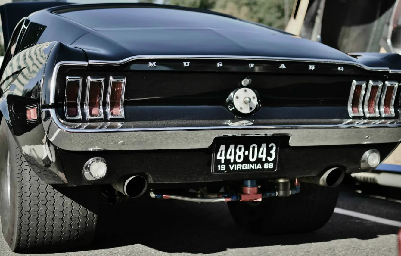 Фото обои Mustang, Ford, Форд, Мустанг, 1968