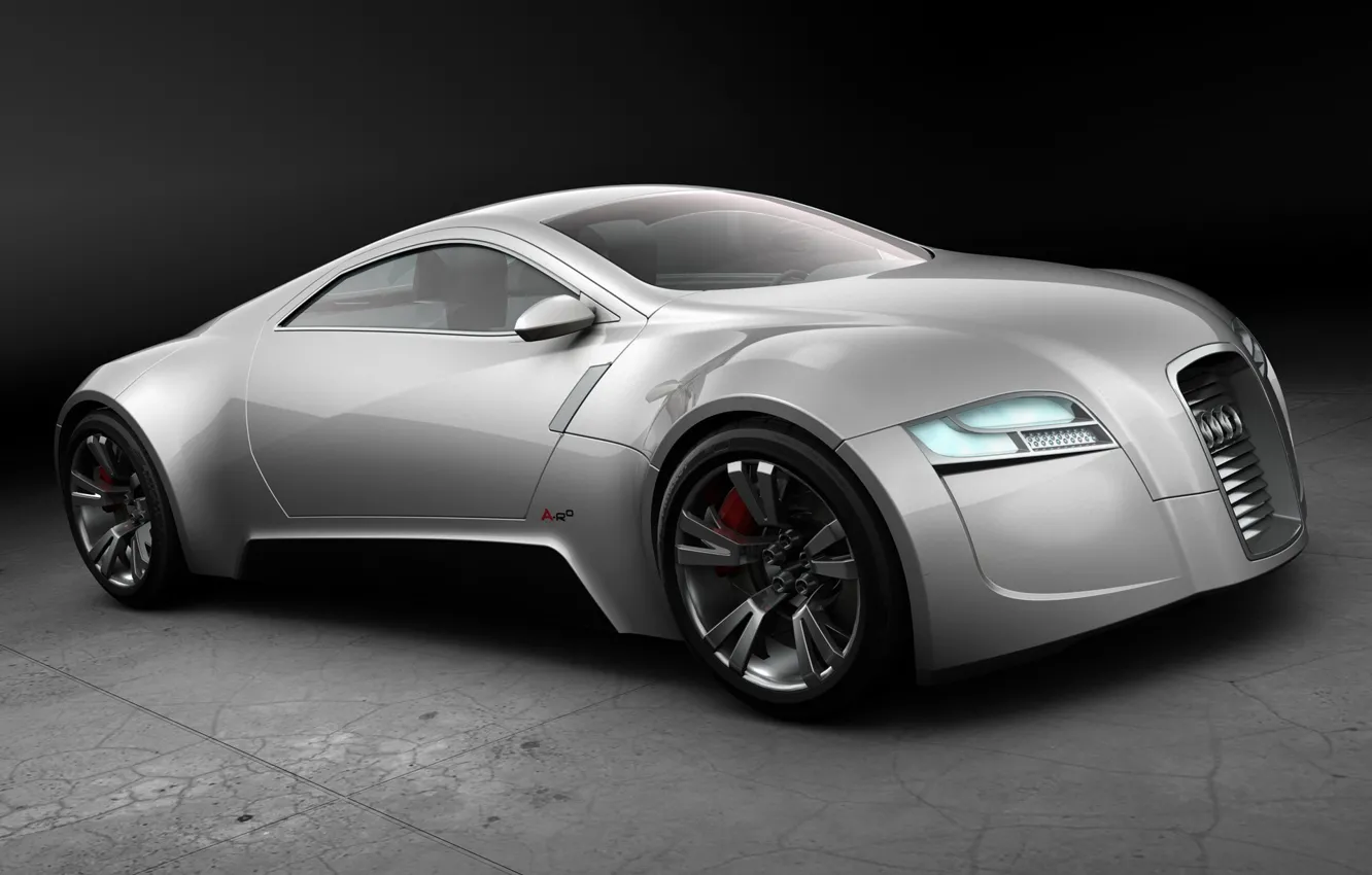 Фото обои Concept, Audi, серебристый