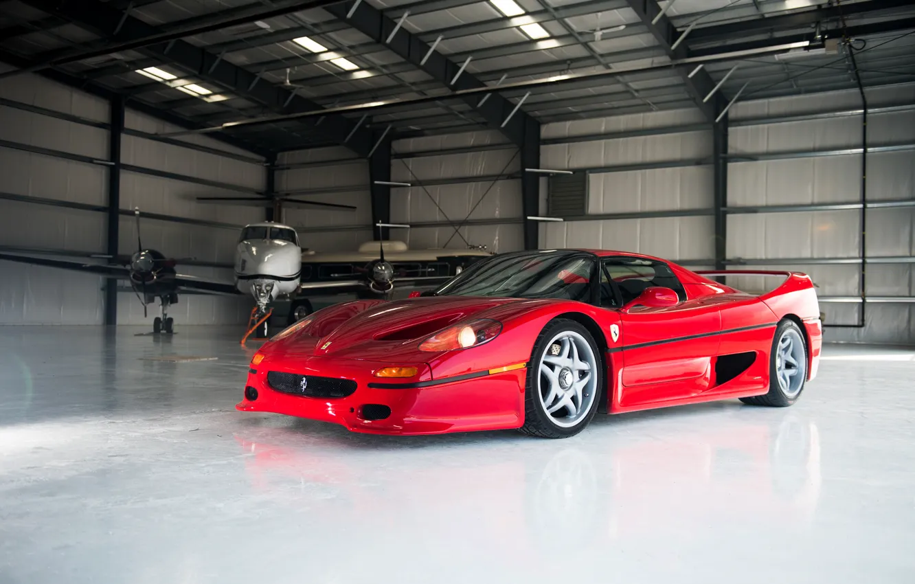 Фото обои Ferrari, суперкар, феррари, 1995, F50