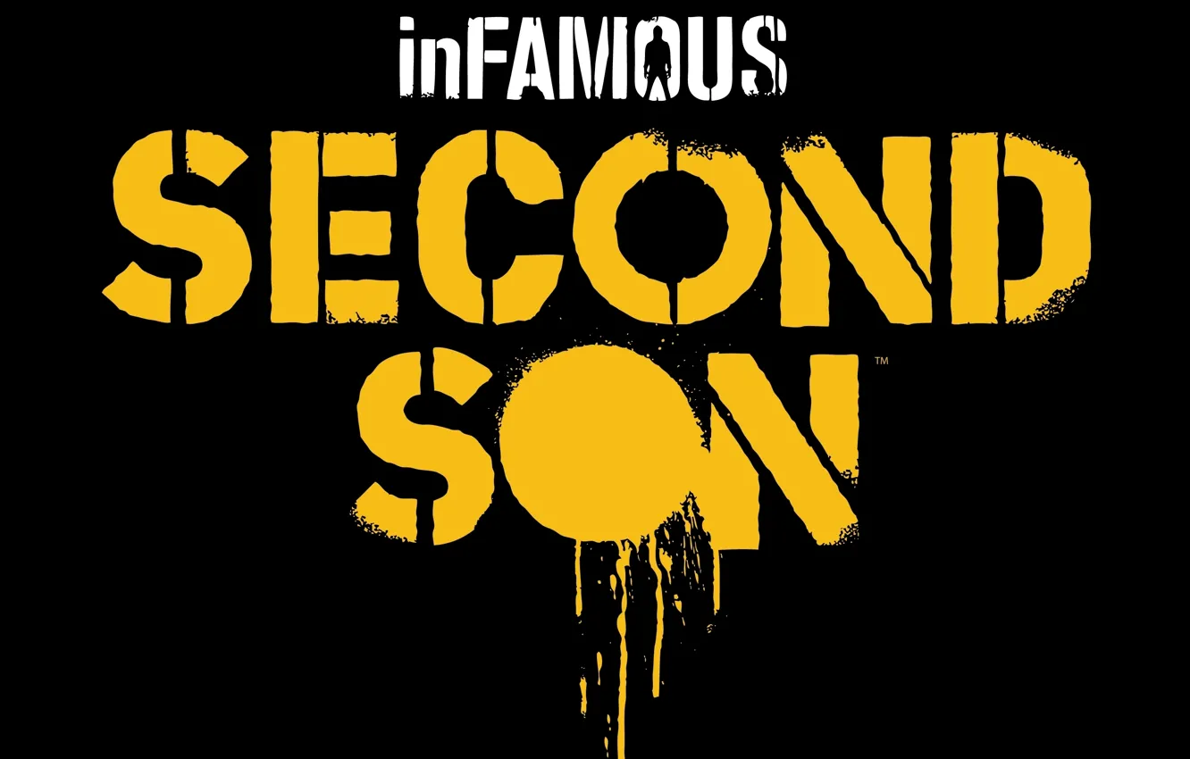 Фото обои логотип, logo, inFamous: Second Son, Sucker Punch Productions, PS...